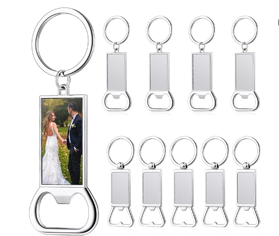 10 Piece Sublimation Keychain Blanks