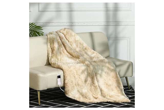 Decor Swan 50x60 Electric Heated Throw