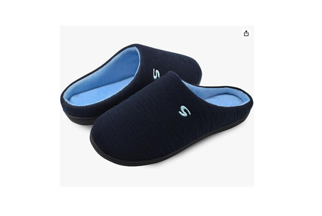 Golonbes Mens Memory Foam Slipper