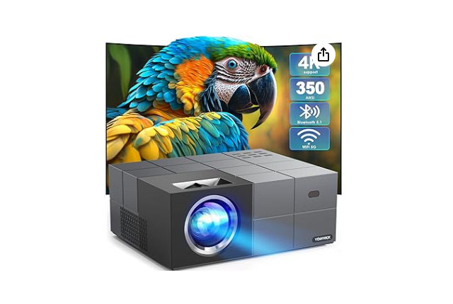 Native 1080P 5G WiFi Bluetooth Projector 4K Support