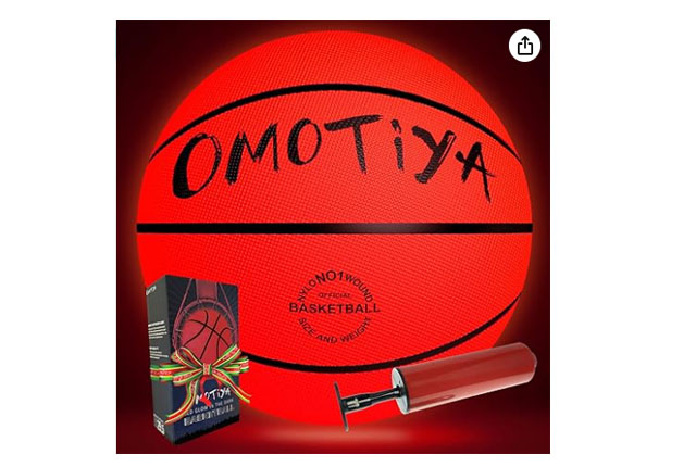 OMOTIYA Glow in The Dark Basketball