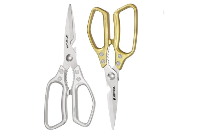 Astercook 2 Pack Metal Kitchen Shears