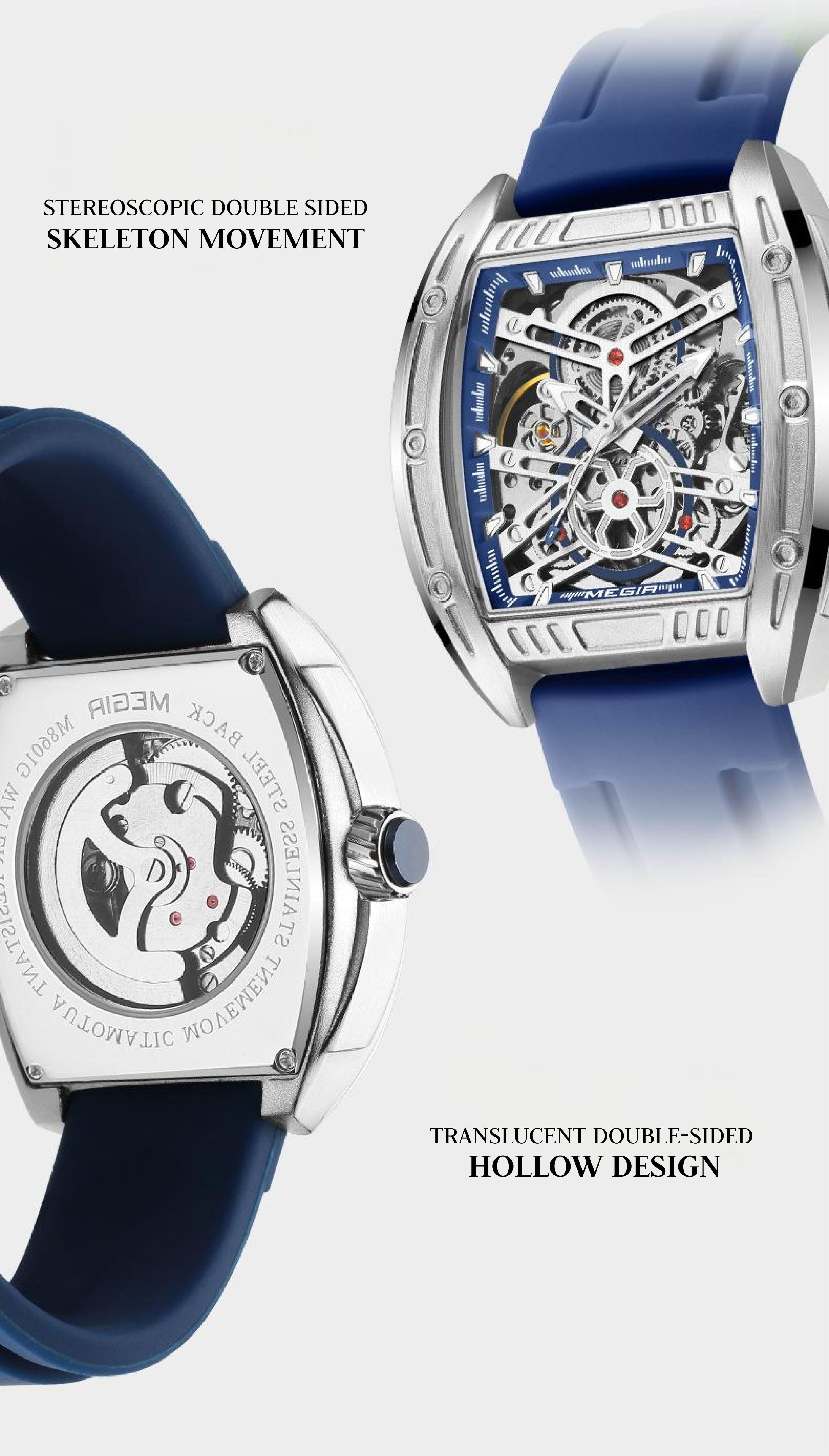 fashion mechanical watch description part1