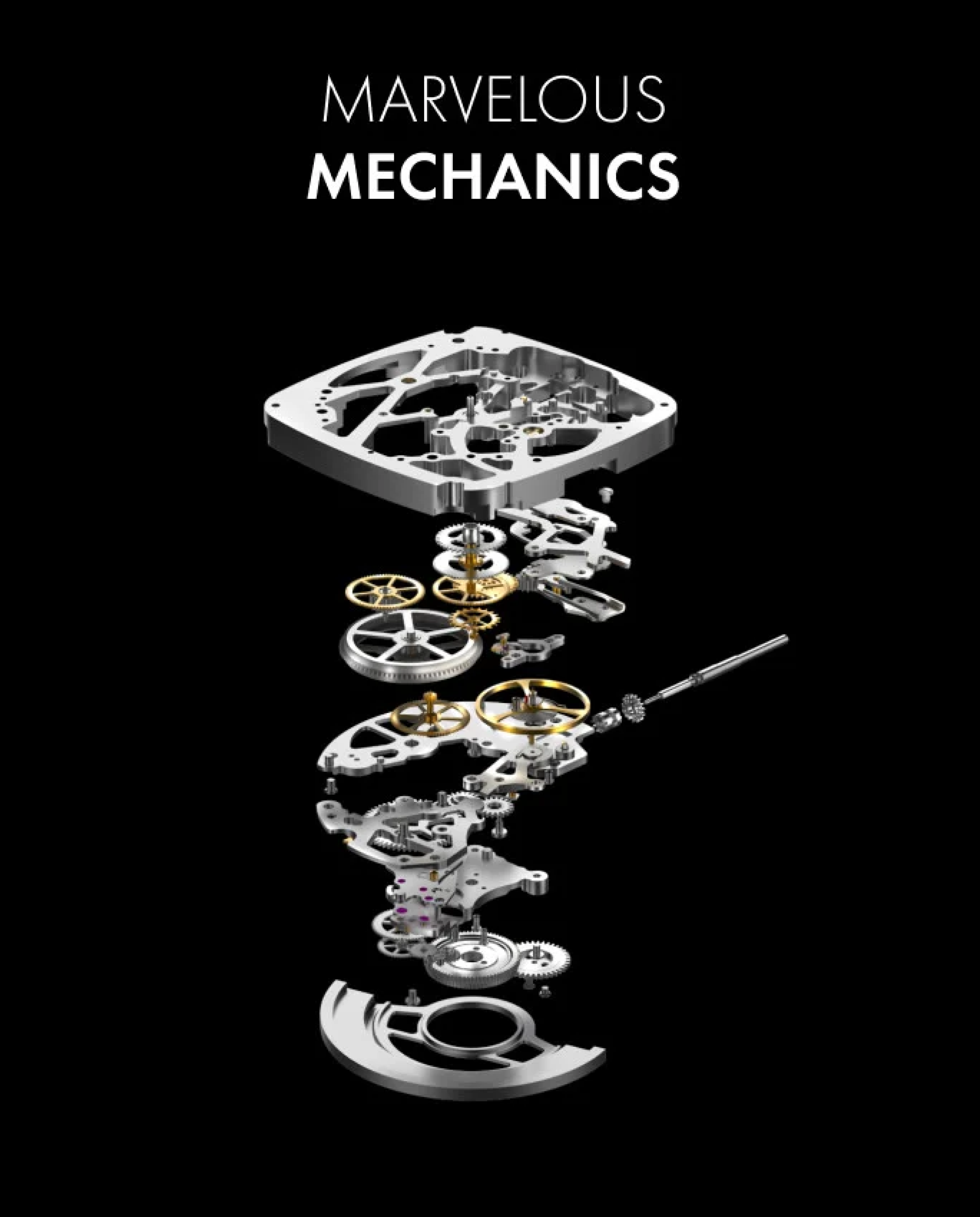 fashion mechanical watch description part2